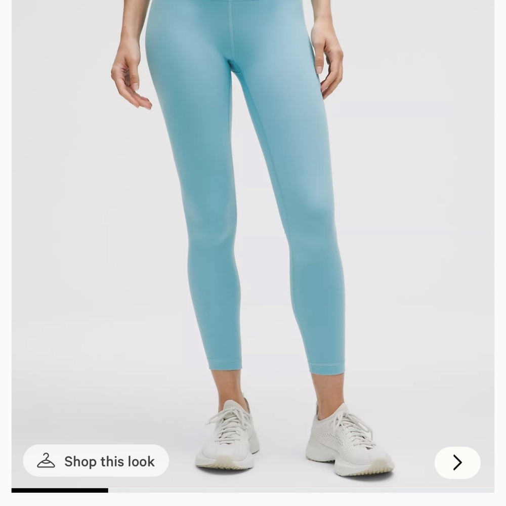 lululemon athletica Light Blue Leggings